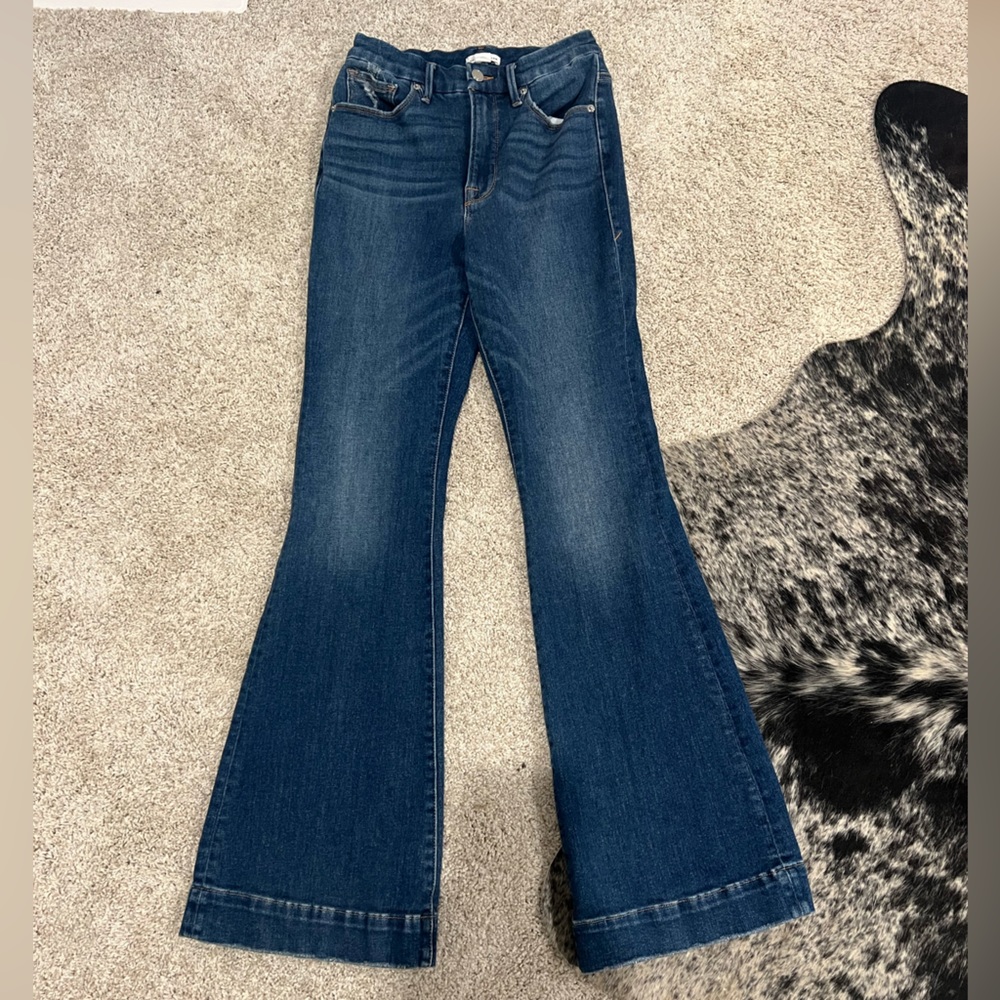 Good American flare jeans